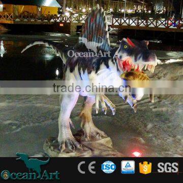 Life-Size Fiberglass Dinosaur Model Of Spinosaurus photo-5