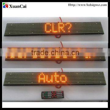 P10|8mm (HxW)-8X80dots wireless IR remote control communication automatic brightness adjustment LED message screens