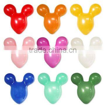 2015 Hot sale colorful 100% nature latex, mickey head latex balloon, magic balloon for kids toys party