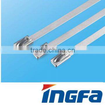 nake ball lock stainless steel tie 304 material for thickness 2.5mm