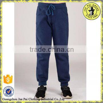 Navy Blue Children Drawstring Sweatpants Casual Sports Pants Manufacturer