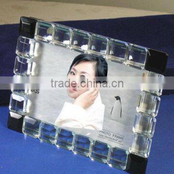 high quality and beautiful shape for the crystal glass photo frame in china