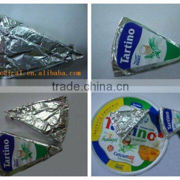 LACQUERED triangle cheese aluminium foil wrapper