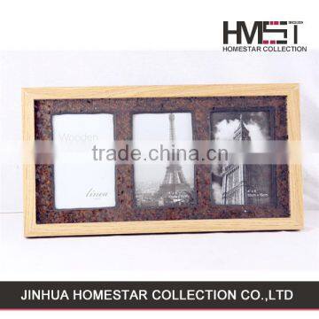 Novel design three combination photo frame vintage style reasonable price