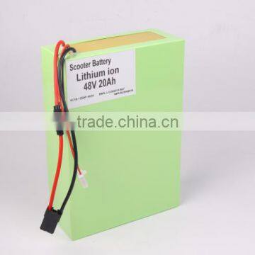 Lithium ion 48v20ah Rechargeable Battery 1000w Scooter/Ebike Batteries