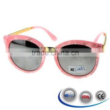 2016 New Fashion Designer Metal Kids Sunglasses China Sunglasses Factory