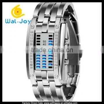 made in china charming vintage 30ATM waterproof LED calendar quartz watch(WJ-2247)