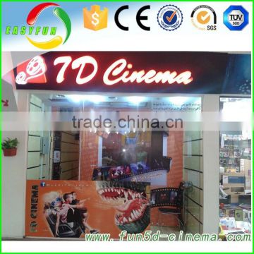 Electric interactive movies system project truck mobile 7d theater equipment simulator