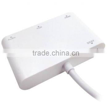 Mini DP1.2 to VGA and HD MI With Audio Adapter photo-4