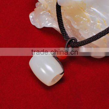 Natural Exquisite Jade Ring Necklace Pendant