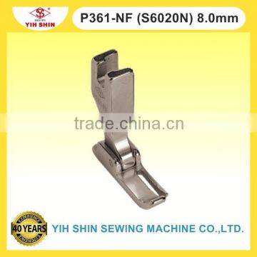 Industrial Sewing Machine Parts Needle Feed Zipper Feet Single Needle P361-NF (S6020N) 8.0mm Presser Feet