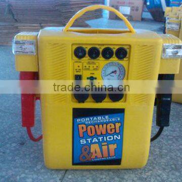 Factory selling 3 in 1 power station/jumpstart with air compressor