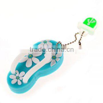 The high quality and most popular slipper shape silicone USB cover in summer