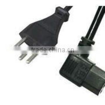 SEV Approval Extension Cord With Angled IEC C13