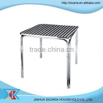 out picnic square stainless steel table