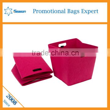 Hot selling felt laundry box bag for laundry