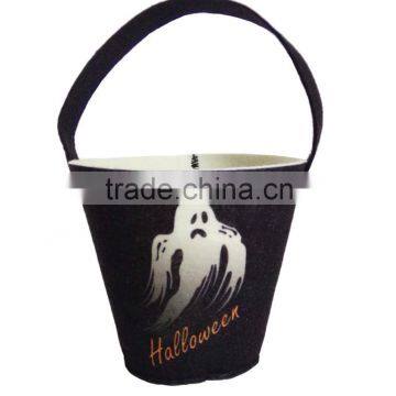 Bulk rivet Joint black candy storage basket for Halloween