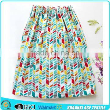 2015 High Quality Printing Women Bath Towel Robe Velour Printing Women Towel Skirt photo-4