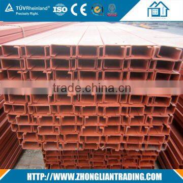 Metal building galvanized steel c channel weight price