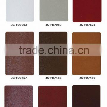 Eco-friendly PU coated 0.5mm~2.0mm Microfiber lychee leather for sofa, furniture, chair, decorative and etc