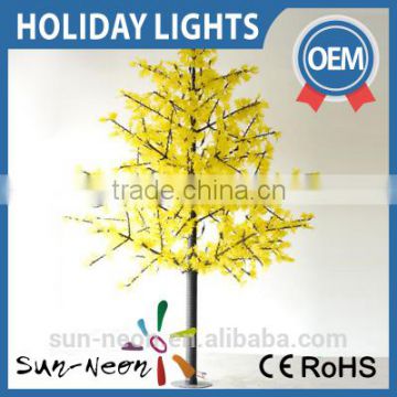 3m Simulation outdoor led tree lighting/ LED Maple Tree light for street decorations