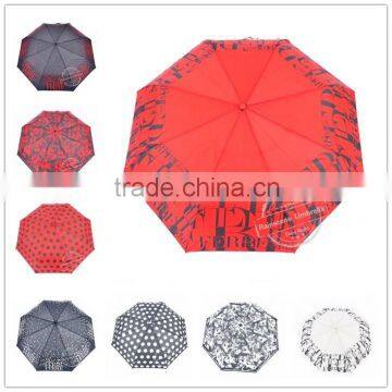 Factory Direct Customed Print UV Protection Folding Advertising Umbrella With Logo