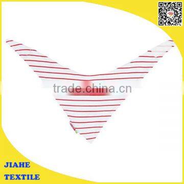 Classical bandana bib (Red/ White Stripe)