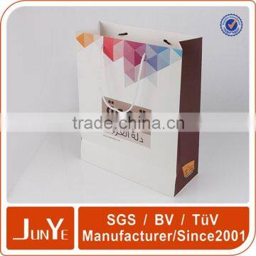 Recycled Paper bags with hole handles wholesale