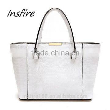 2016 Hot sale pu brand designer women pu tote bag