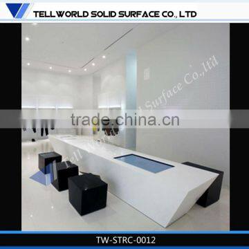 Elegant Modern Office Recption Furniture/Marble Office Reception Desk