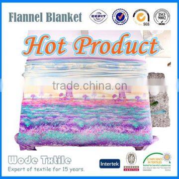 Colorful Extremely Soft and Thick Flannel Blanket Wraps For Adults