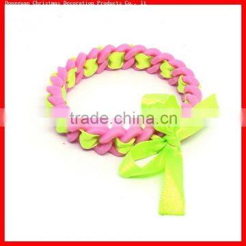 hottime silicone rainbow band bracelet cricket bracelets bracelet