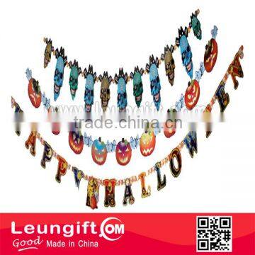 2014 hot sale cheape paper halloween banner