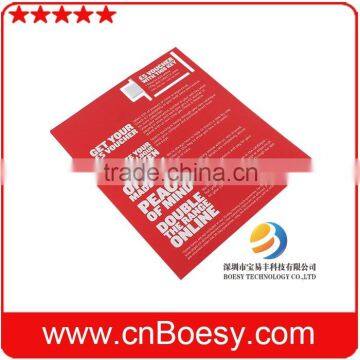 Price material benefit of the advertising brochure/USBWebkey website