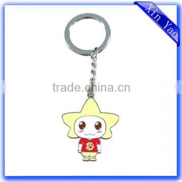 Customized Design Copper Gold Cheap Advertising Keychains photo-5