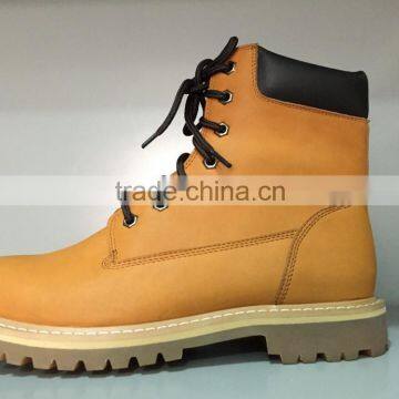 the Yellow CRUISER Style Leather Safety Boots