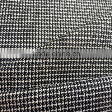 10/30/50/70 Polyester Blended Wool Houndstooth Fabric for Suiting and Dress photo-4