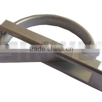 Semi-circle shaped zinc-alloy concealed handle for cabinet