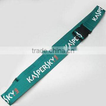 Two-color logo printed luggage belt luggage strap