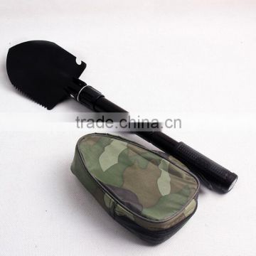 High quality Outdoor camping portable multifunction folding survival shovel/mini camping shovel