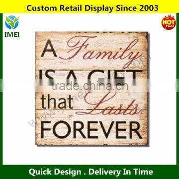 Decorative Wood Wall Hanging Sign YM1-1127