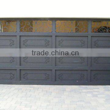 Security Stainless Wrought iron Garage Doors Design