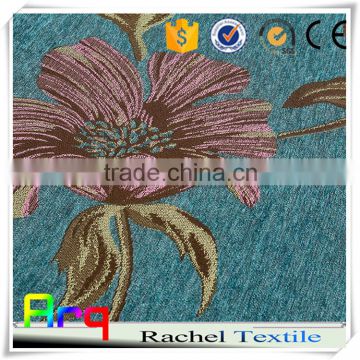 chenille curtain sofa fabric-jacquard flower design elegant Dubai markets uoholstery fabric