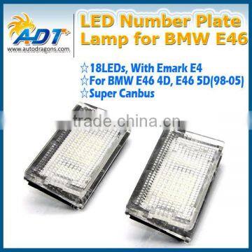 OEM Emark E46 4D Led License Number Plate for BMW E46 4D 5D