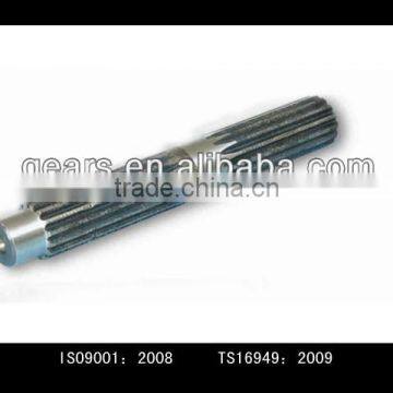 agricultural machine splined gear wheel shaft