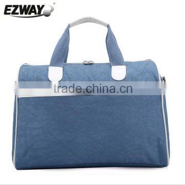 2015 hot sale fashion design bright color portable canvas duffel bag for sale