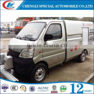 China high pressure pump cleaning truck 4x2 Sidewalk cleaning truck Mini High pressure cleaning truck for sale