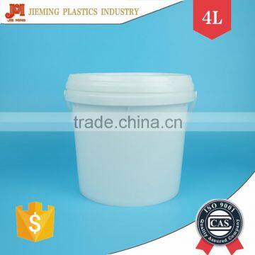 Chemical Bucket Secure Seal Lid, Plastic Handle Barrel, 1 Gallon Plastic Pails