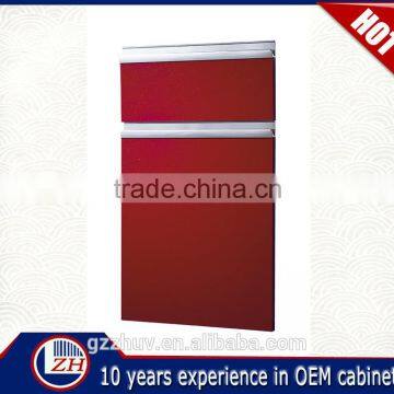 factory direct uv plain color laminate kitchen cabinet swinging kitchen sliding door