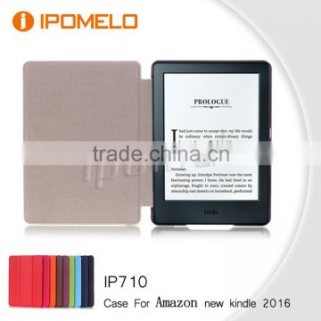 High quality pu leather case for Amazon new kindle 2016 tablet covers